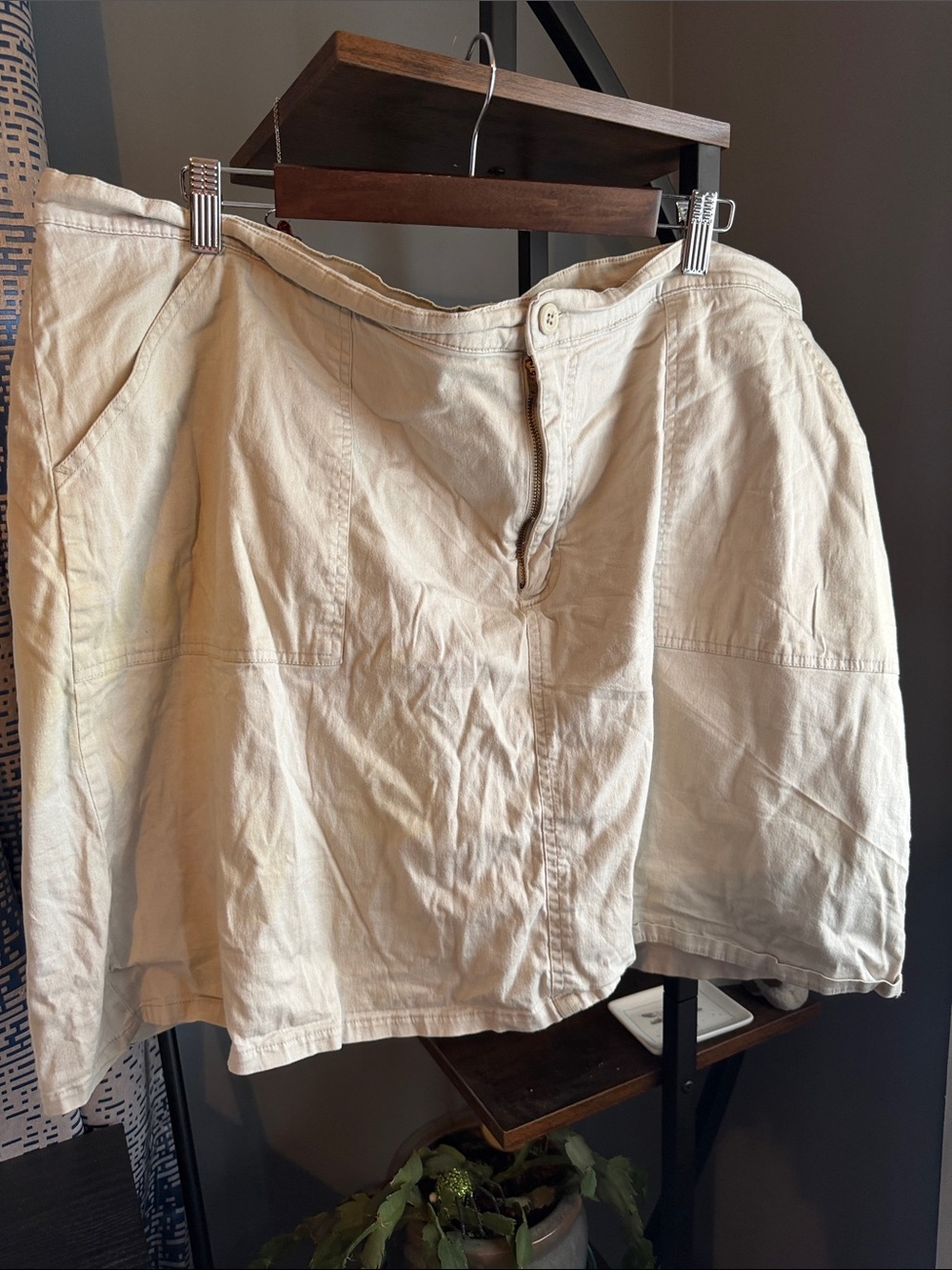 Casual Khaki Skort